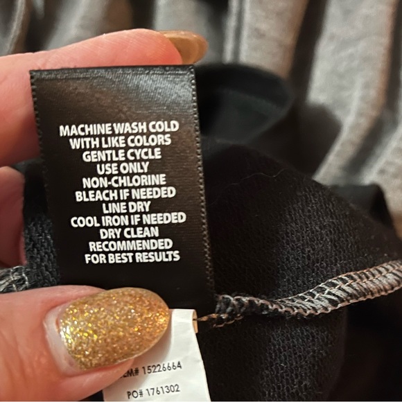 Torrid plus size grey and blue Ombre sweatshirt dress. Size 0 - Picture 11 of 14